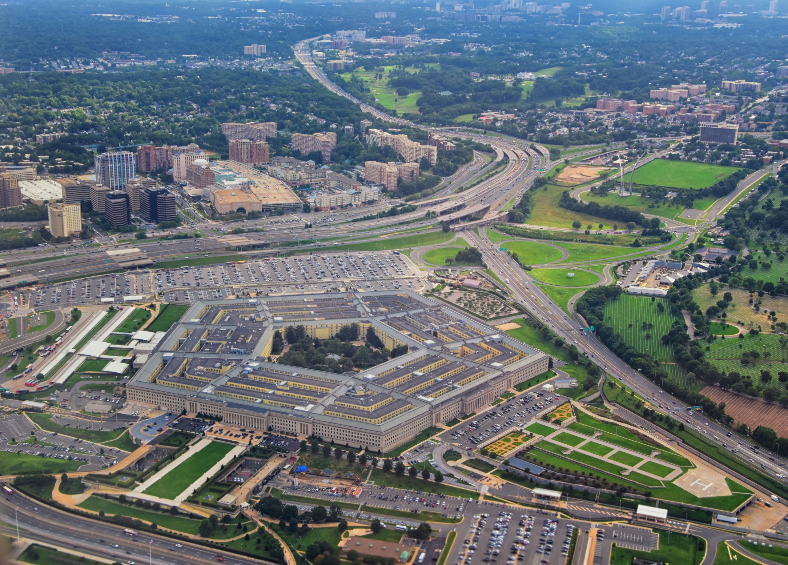Aerial view - Pentagon 
